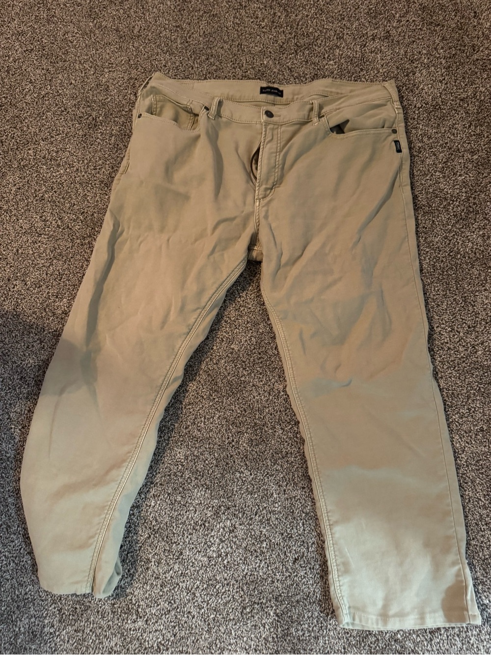 Silver Jeans Men's Straight Pants in Light Taupe
